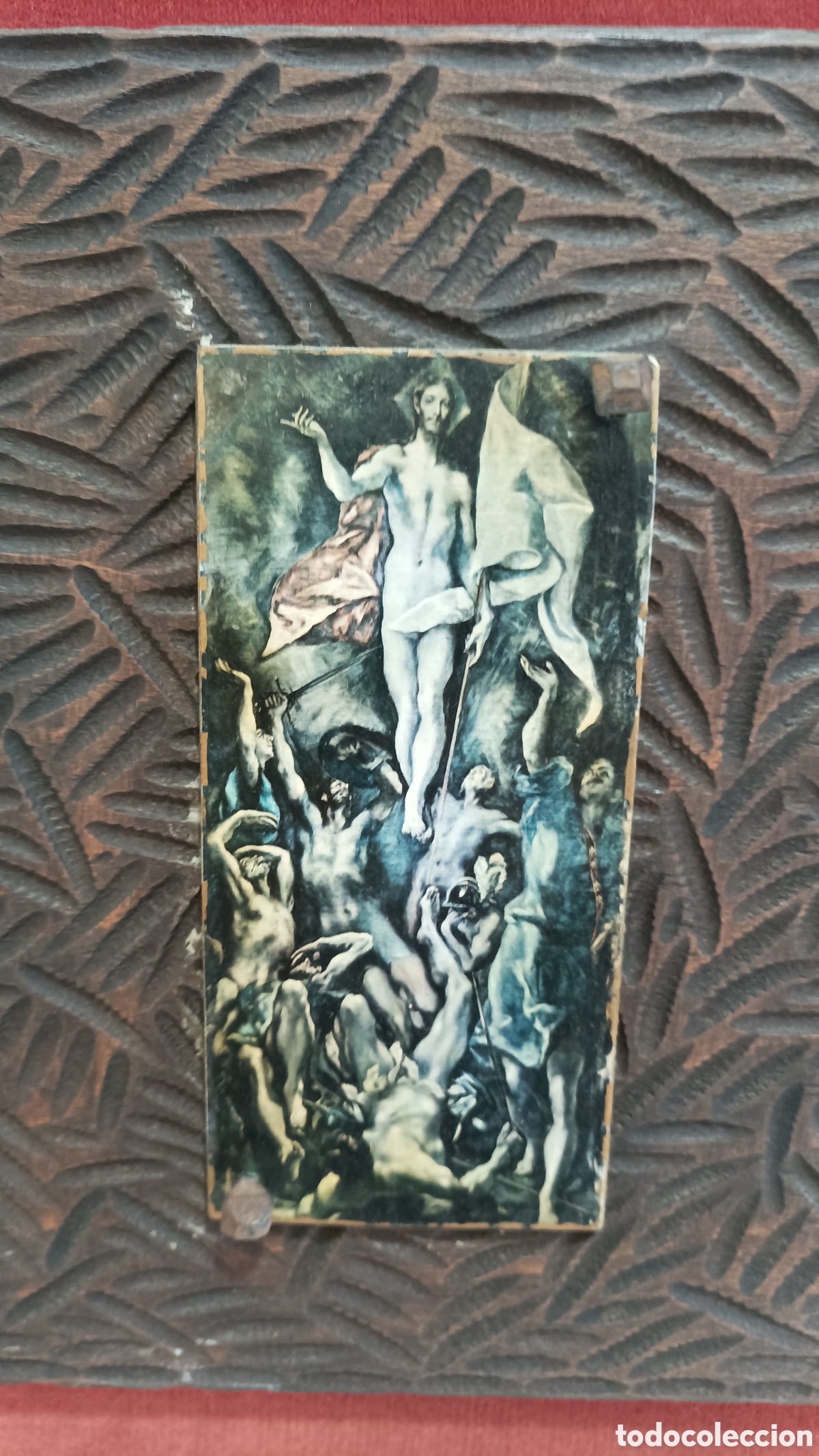 Antig&uuml;edades: Cuadro Antiguo con im&aacute;genes religiosas - Foto 4