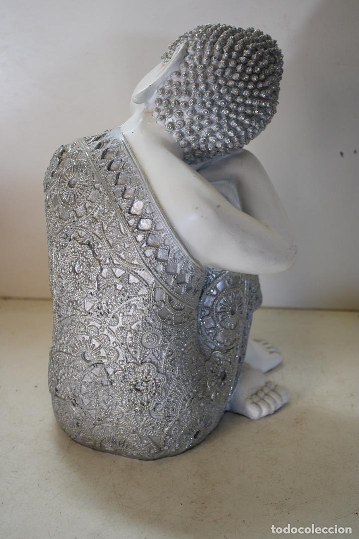 Antig&uuml;edades: figura buda de resina - Foto 2