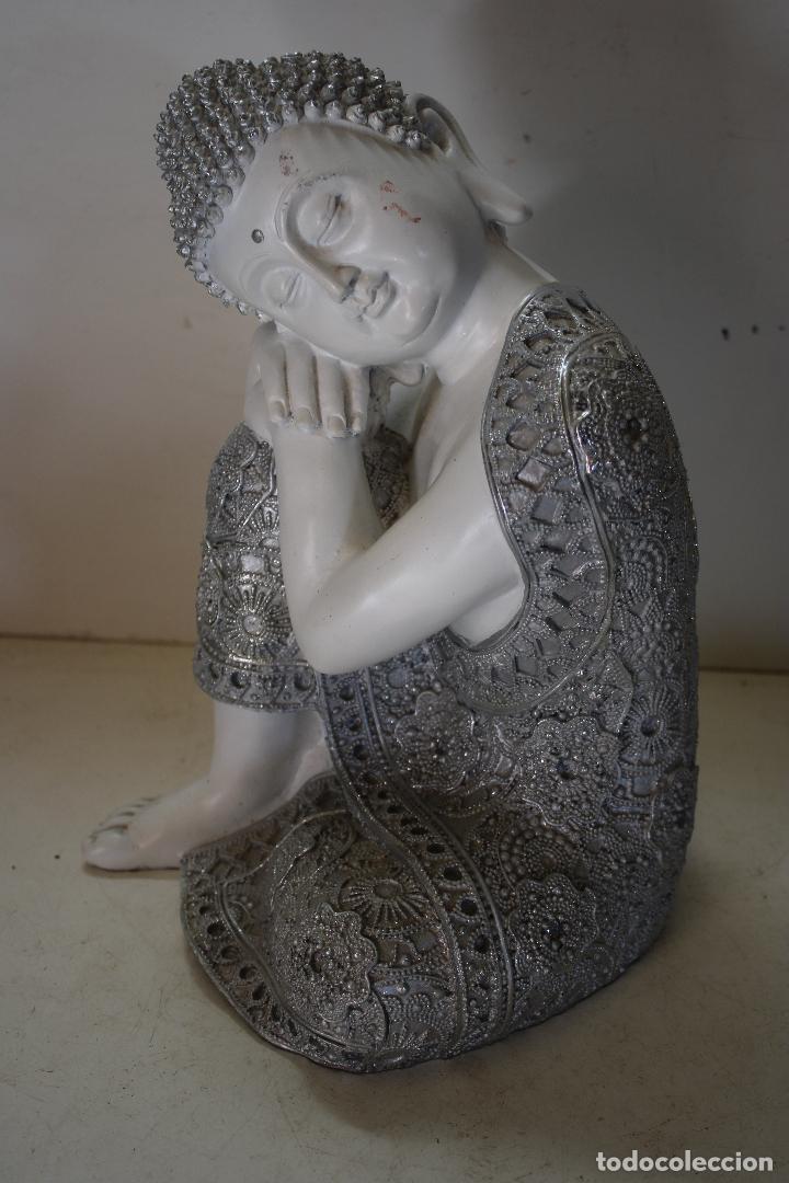 Antig&uuml;edades: figura buda de resina - Foto 1