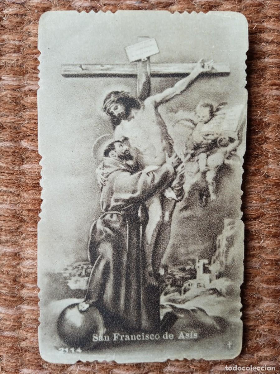 Antig&uuml;edades: ESTAMPITA DE SAN FRANCISCO DE ASIS - Foto 1