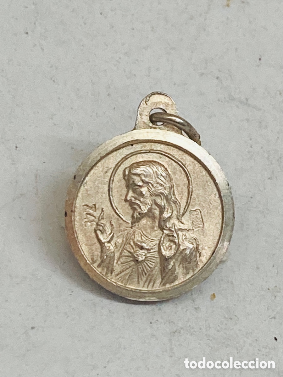 Antig&uuml;edades: Medalla de plata religiosa - Foto 1
