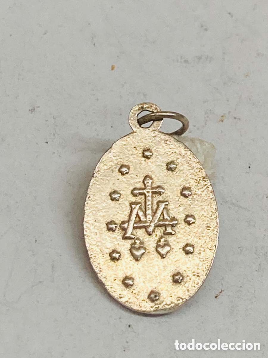 Antig&uuml;edades: Medalla de plata religiosa - Foto 2