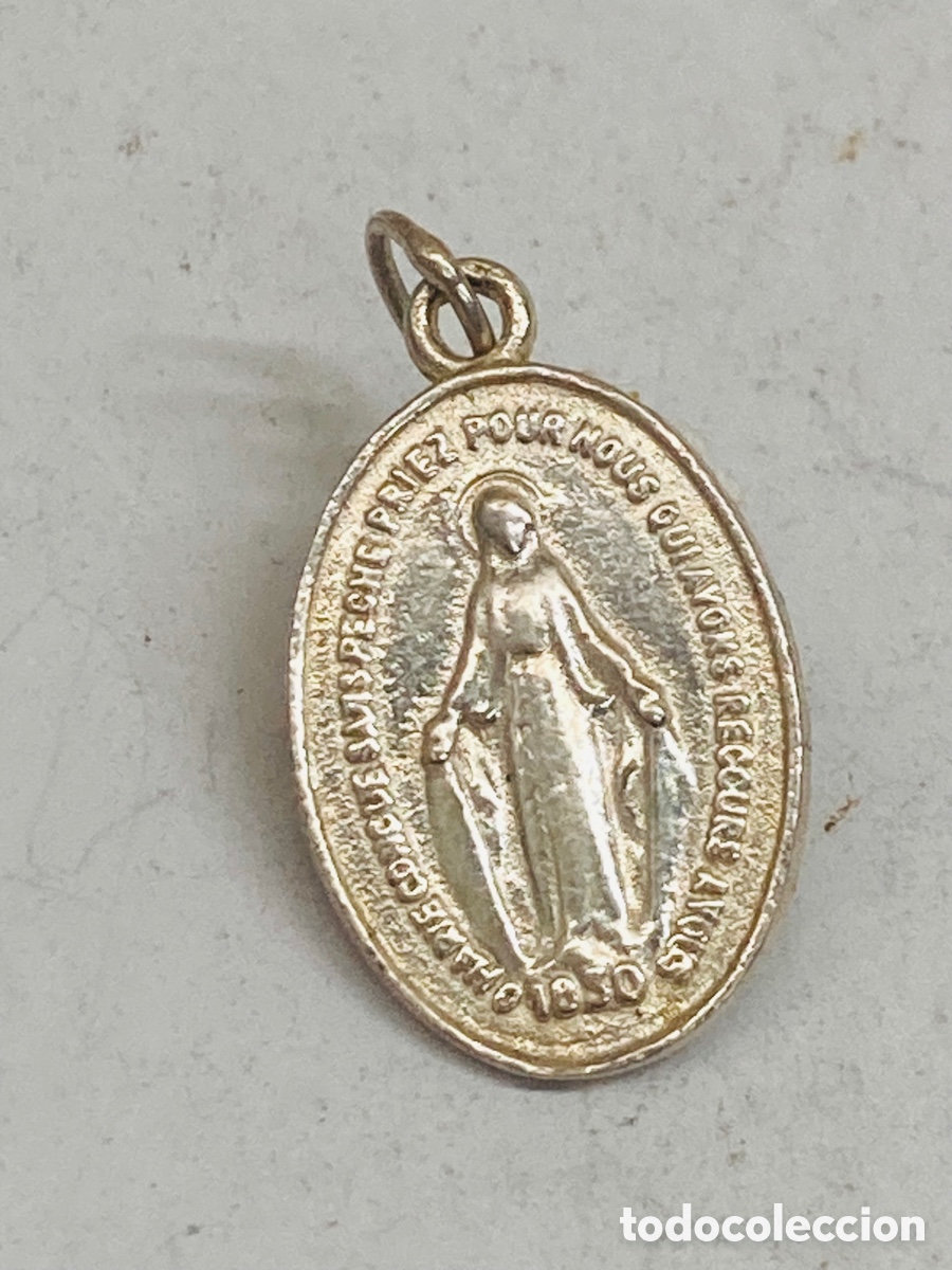 Antig&uuml;edades: Medalla de plata religiosa - Foto 1