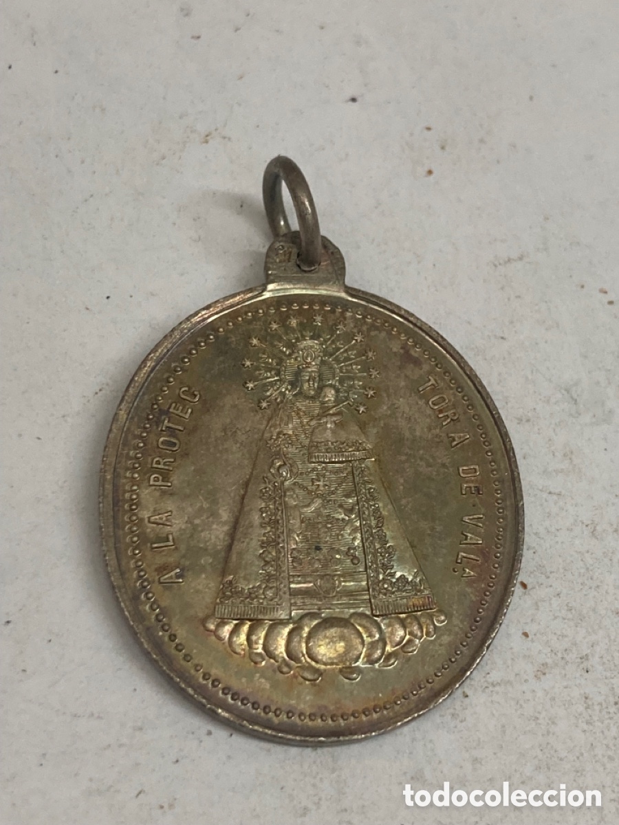 Antig&uuml;edades: Medalla de plata religiosa - Foto 1