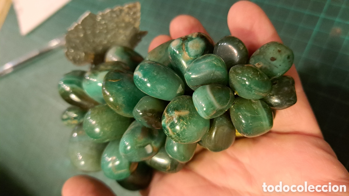 Antig&uuml;edades: Racimo uvas &aacute;gata verde - Foto 4