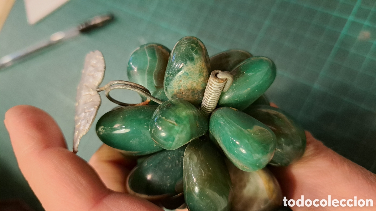 Antig&uuml;edades: Racimo uvas &aacute;gata verde - Foto 7