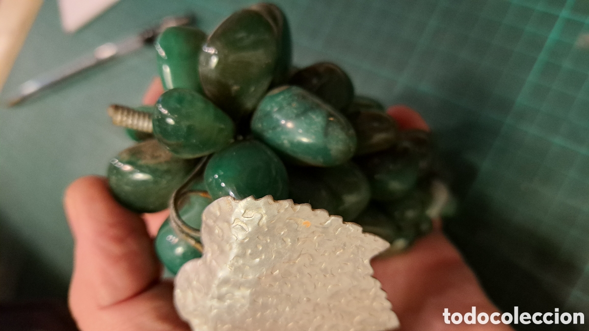 Antig&uuml;edades: Racimo uvas &aacute;gata verde - Foto 8