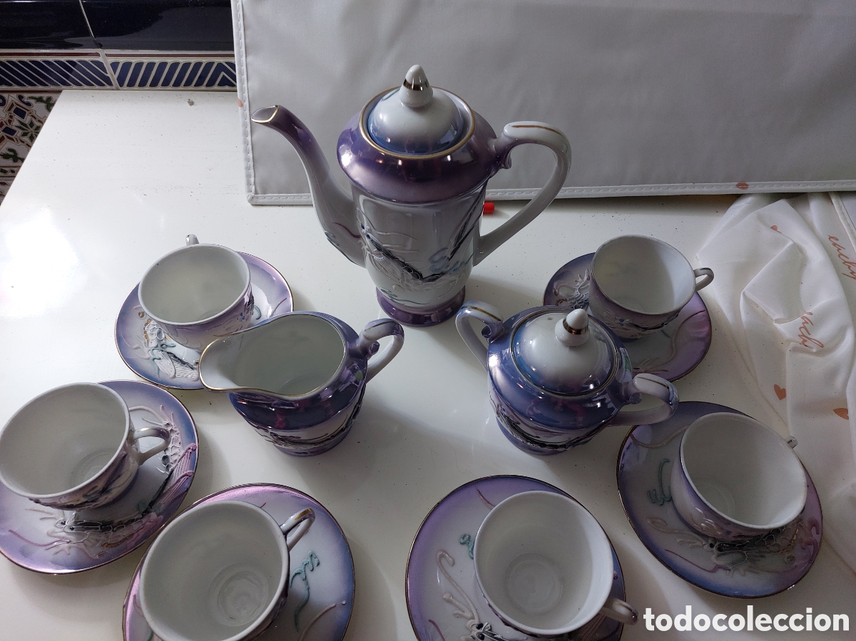 Antig&uuml;edades: Juego de caf&eacute; japon&eacute;s - Foto 2
