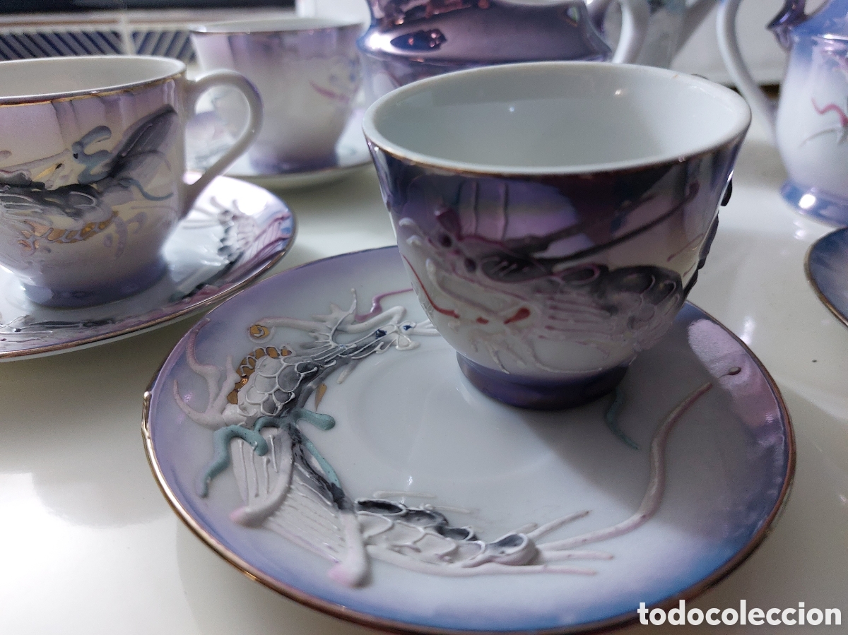 Antig&uuml;edades: Juego de caf&eacute; japon&eacute;s - Foto 4