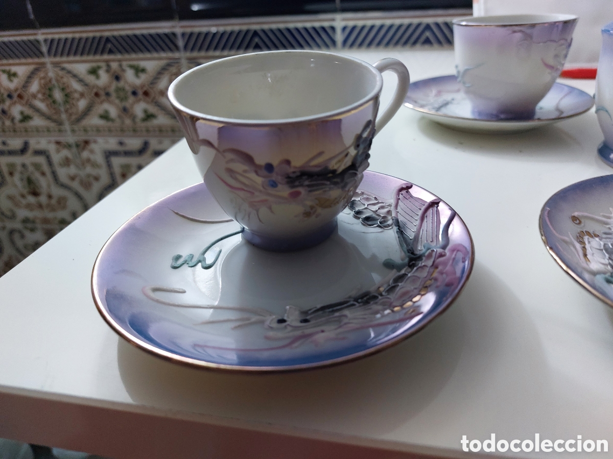 Antig&uuml;edades: Juego de caf&eacute; japon&eacute;s - Foto 6