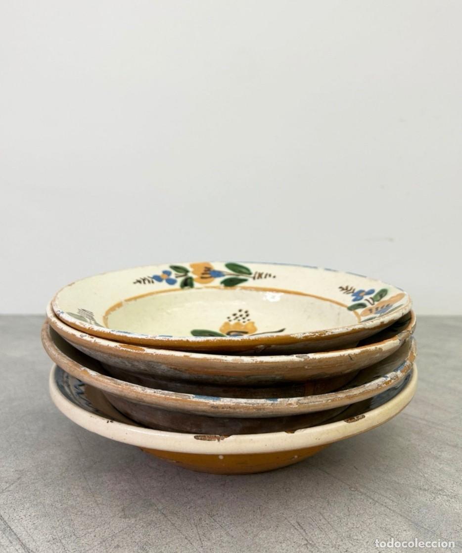 Antig&uuml;edades: Plato antiguo de loza - Foto 2