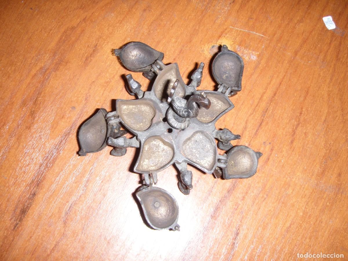 Antig&uuml;edades: RECIPIENTE DE ESPECIAS DE BRONCE INDIO UNCIO!!!! - Foto 4