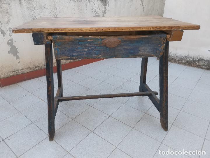 Antig&uuml;edades: ANTIGUA MESA TOCINERA - Foto 4