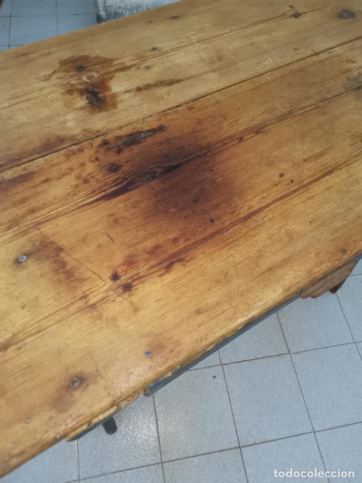 Antig&uuml;edades: ANTIGUA MESA TOCINERA - Foto 10