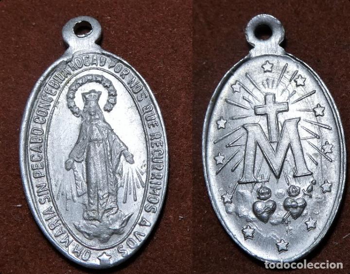 Antig&uuml;edades: MEDALLA RELIGIOSA MARIA SIN PECADO CONCEBIDA - Foto 1