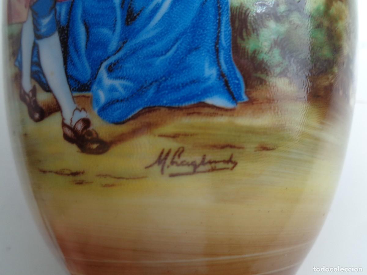 Antig&uuml;edades: JARRON DE PORCELANA - Foto 4
