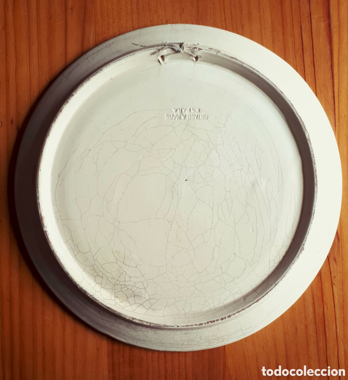 Antig&uuml;edades: PLATO CER&Aacute;MICA, PASTOR, 31 CM - Foto 5