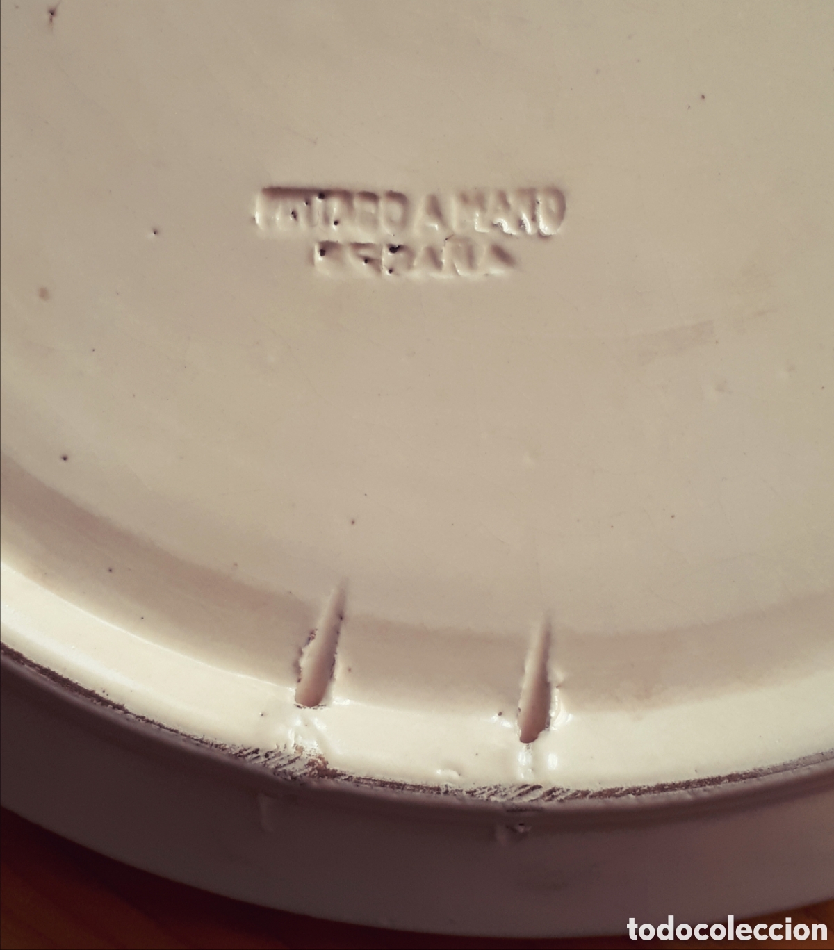 Antig&uuml;edades: PLATO CER&Aacute;MICA, 31 CM - Foto 8