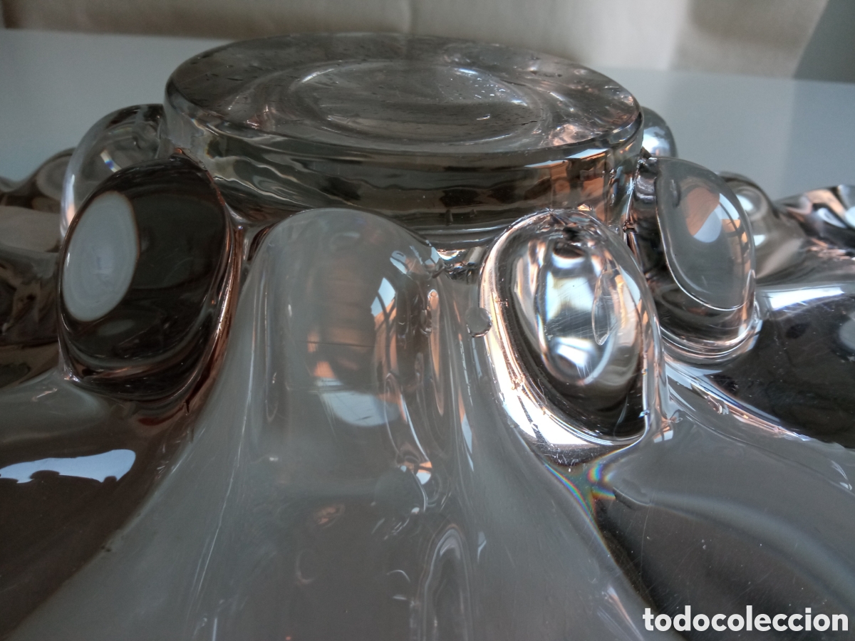 Antig&uuml;edades: Centro de mesa en cristal macizo de Murano - Foto 6