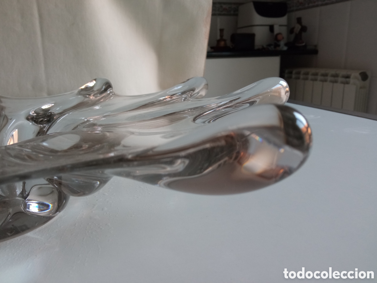 Antig&uuml;edades: Centro de mesa en cristal macizo de Murano - Foto 7
