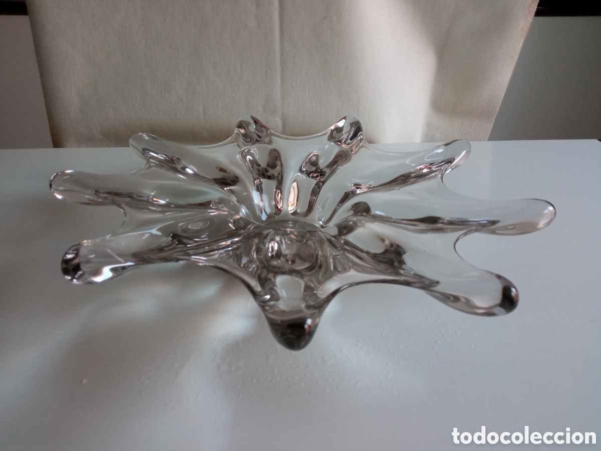 Antig&uuml;edades: Centro de mesa en cristal macizo de Murano - Foto 1