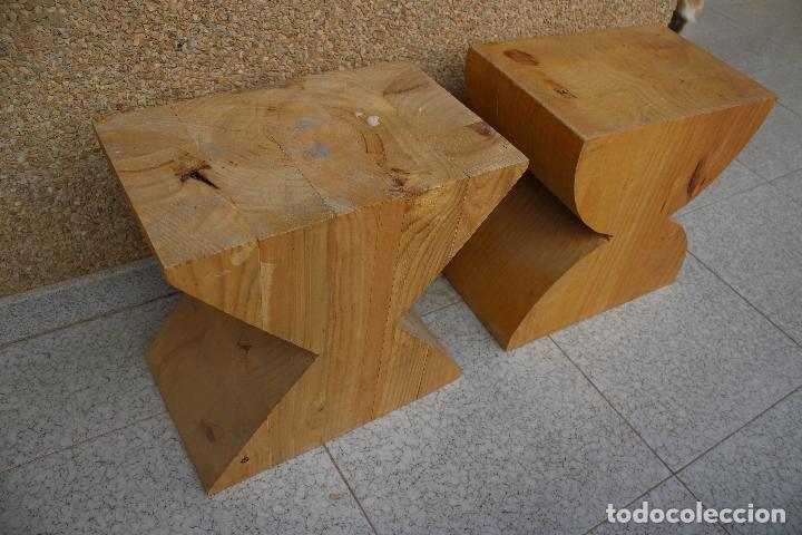 Antig&uuml;edades: banco o mesa auxiliar - Foto 2