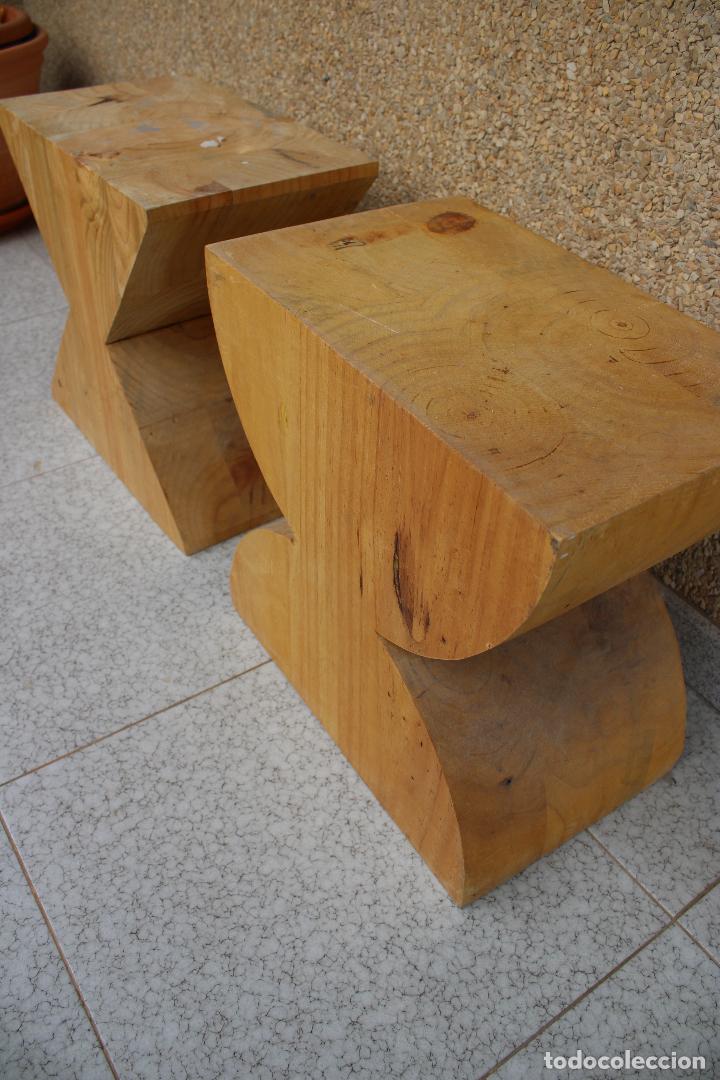 Antig&uuml;edades: banco o mesa auxiliar - Foto 3