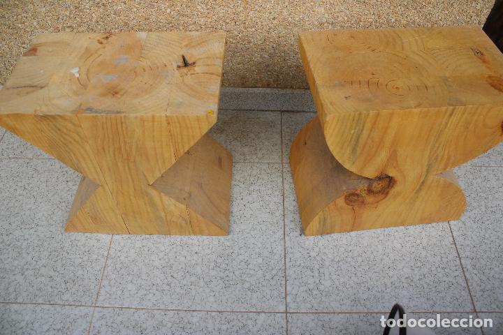 Antig&uuml;edades: banco o mesa auxiliar - Foto 4