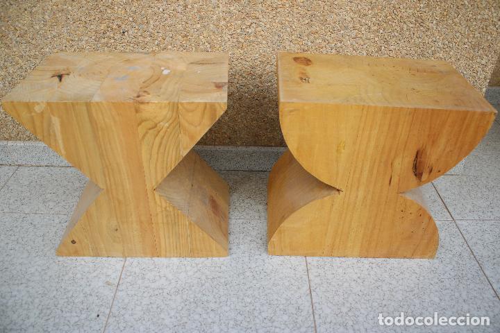 Antig&uuml;edades: banco o mesa auxiliar - Foto 1