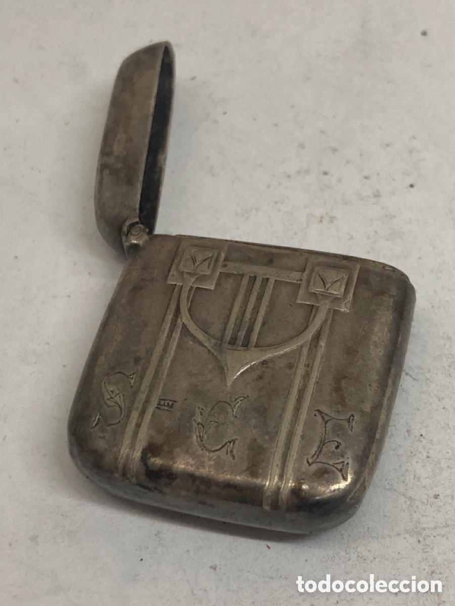 Antig&uuml;edades: Chisquero de plata antiguo - Foto 1