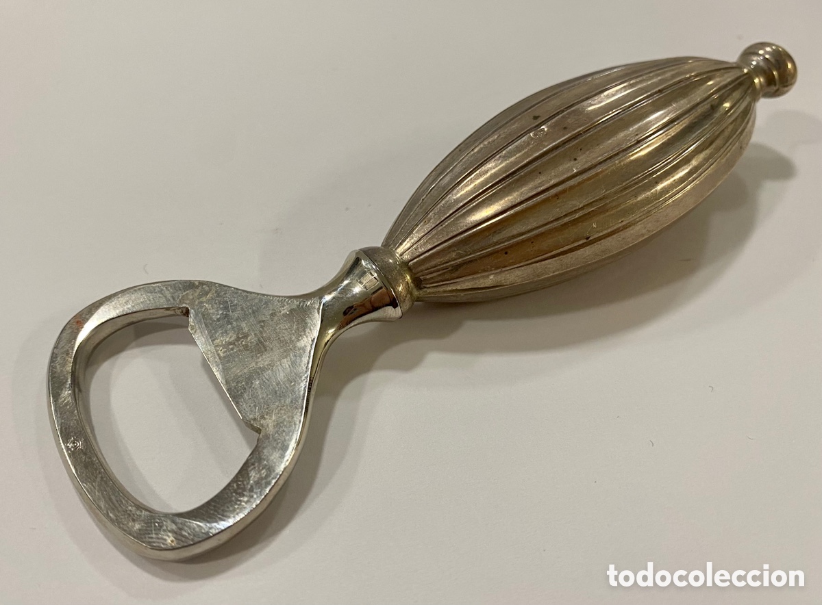 Antig&uuml;edades: Abre botellas plata de ley marcada Pedro Dur&aacute;n. - Foto 5