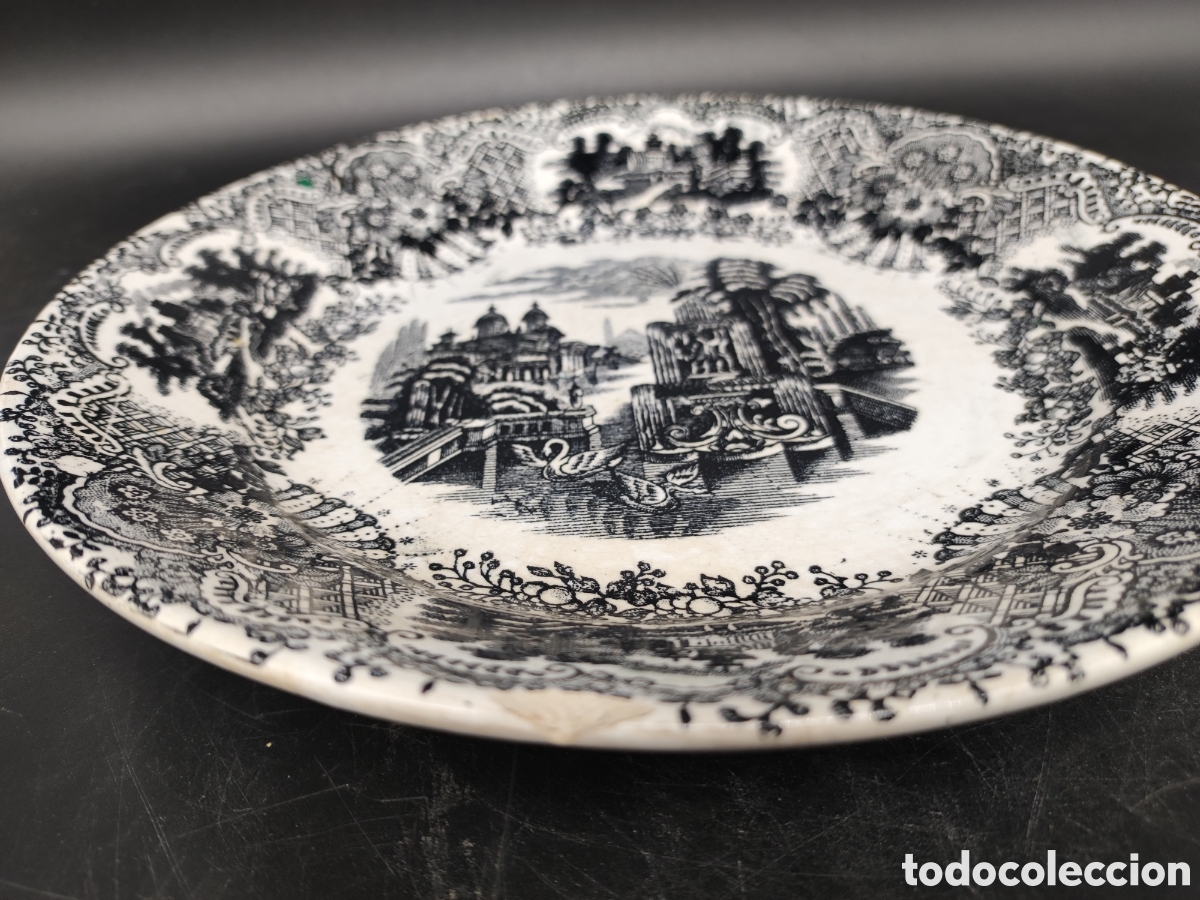 Antig&uuml;edades: Plato de pitman - Foto 2