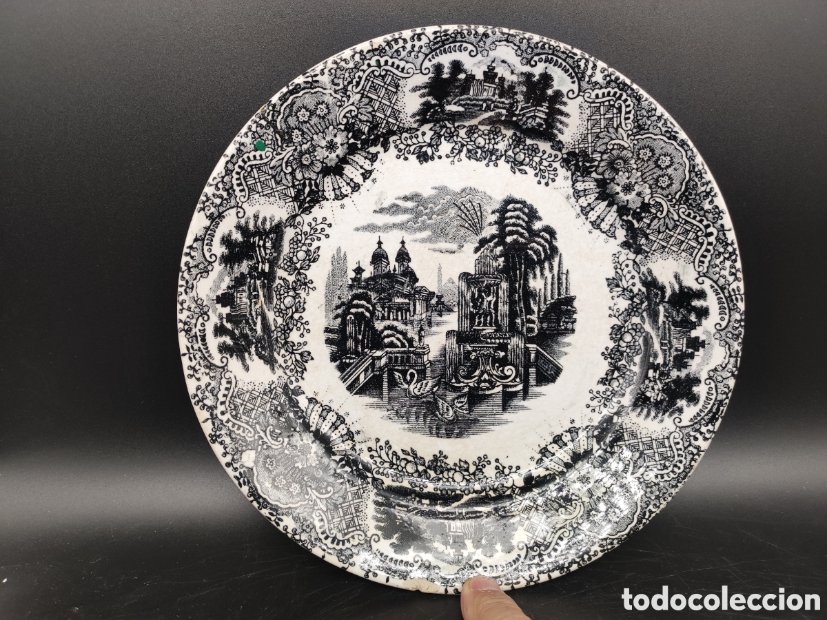 Antig&uuml;edades: Plato de pitman - Foto 3