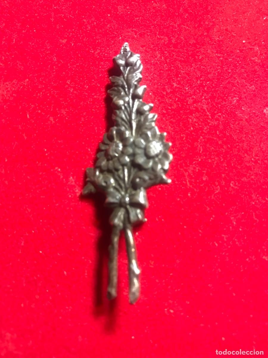 Antig&uuml;edades: Art- deco, alfiler, plata 915 - Foto 3
