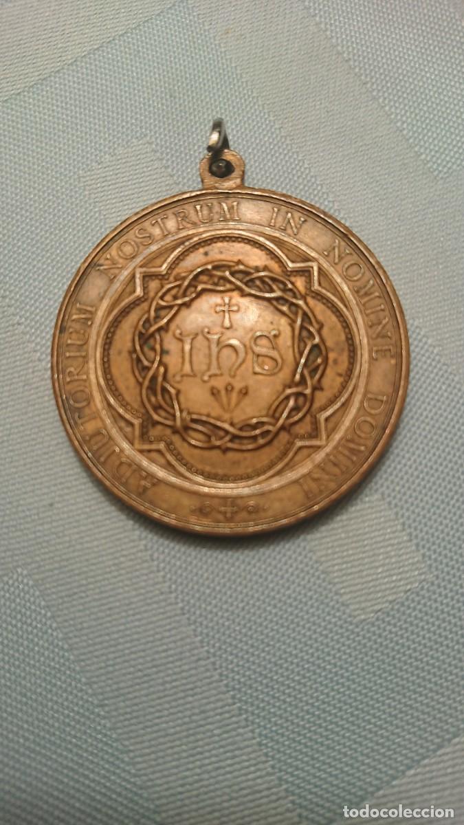 Antig&uuml;edades: ANTIGUA MEDALLA RELIGIOSA - Foto 4