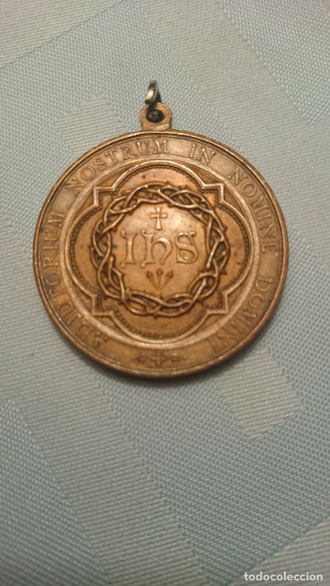 Antig&uuml;edades: ANTIGUA MEDALLA RELIGIOSA - Foto 5
