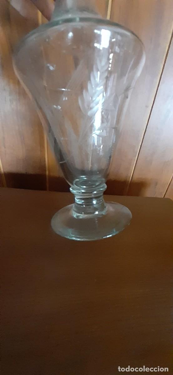 Antig&uuml;edades: ANTIGUA BOTELLA DE CRISTAL TALLADO. - Foto 3