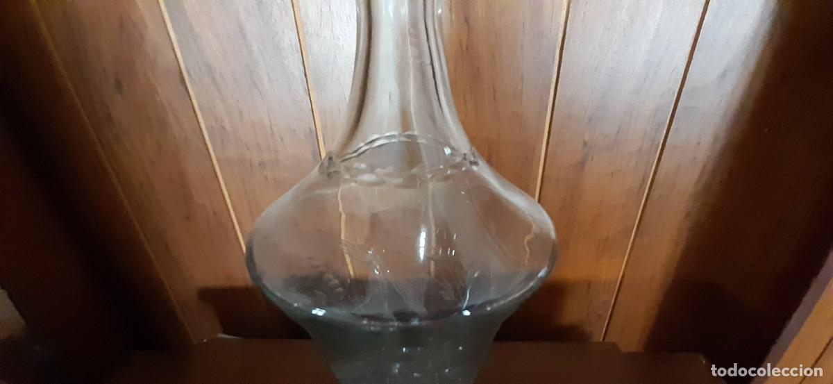 Antig&uuml;edades: ANTIGUA BOTELLA DE CRISTAL TALLADO. - Foto 4