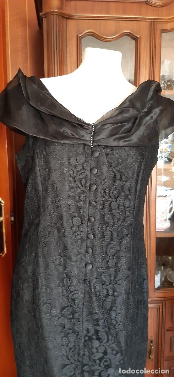 bonito vestido negro de encaje. talla 48. - Buy Antique women's on