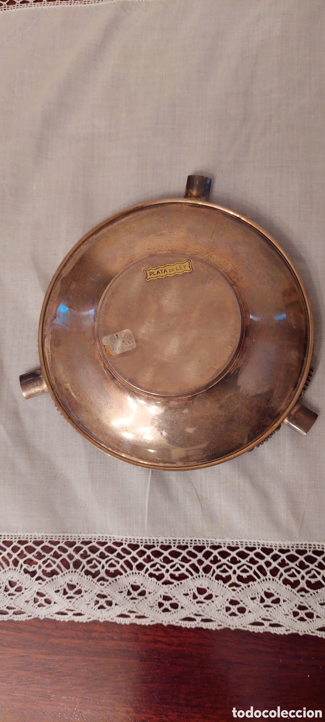 Antig&uuml;edades: Recipiente y cenicero de plata - Foto 4