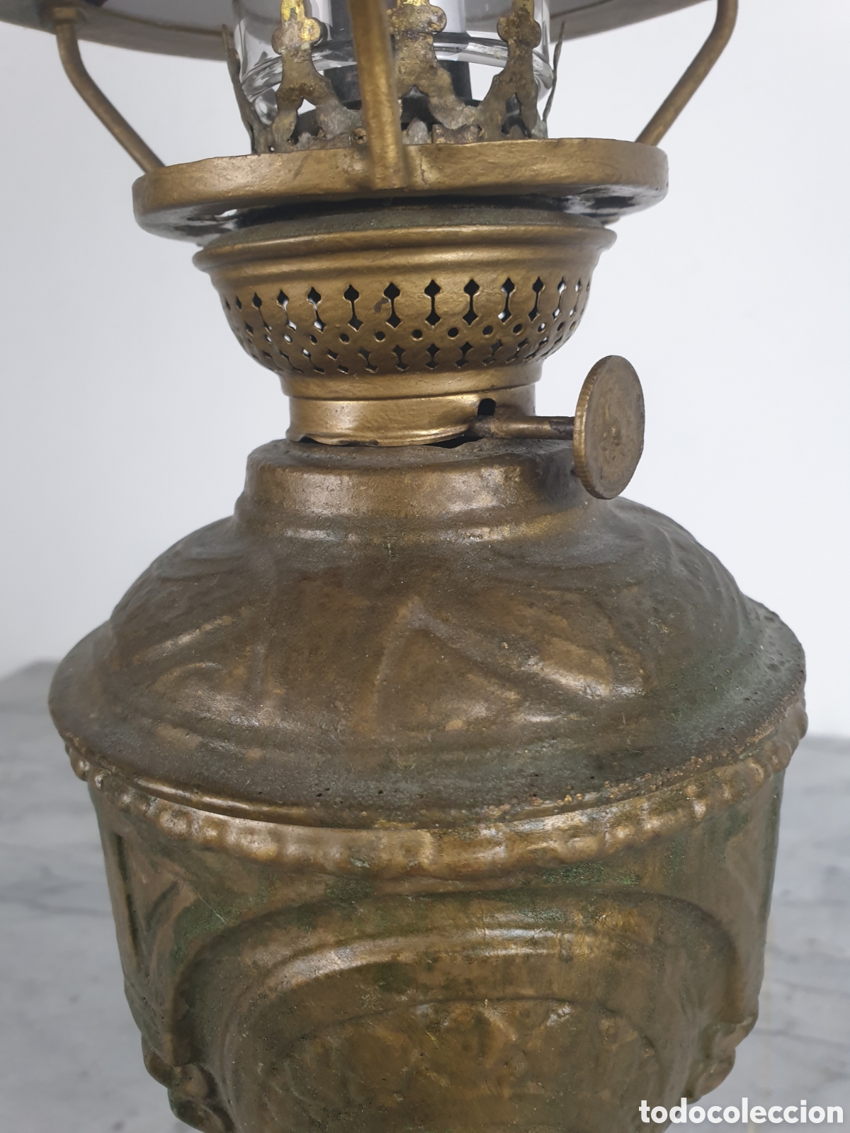 Antig&uuml;edades: Quinqu&eacute; de calamina siglo XIX - Foto 3