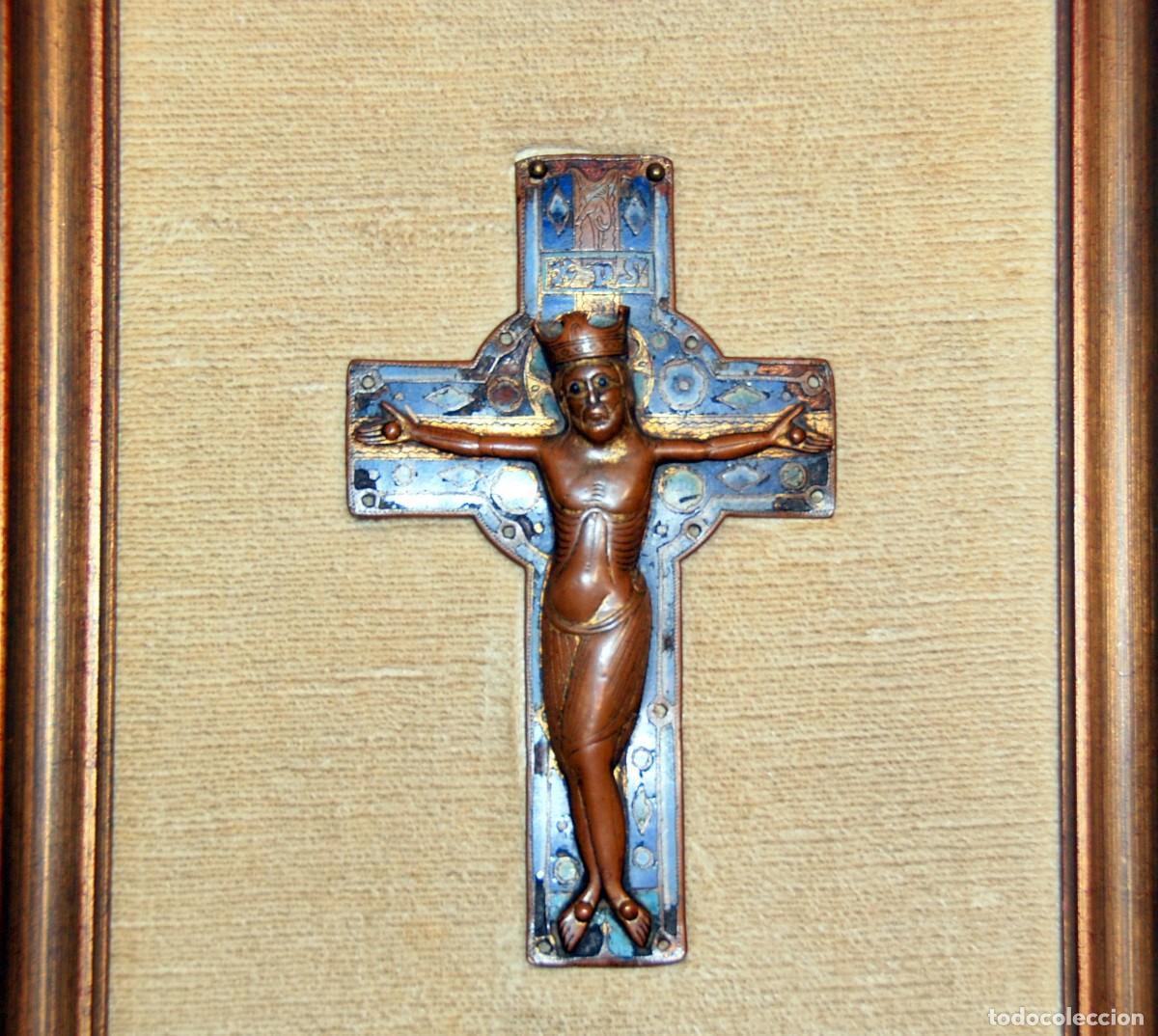 Antig&uuml;edades: Cristo en esmalte de Limoges - Foto 2