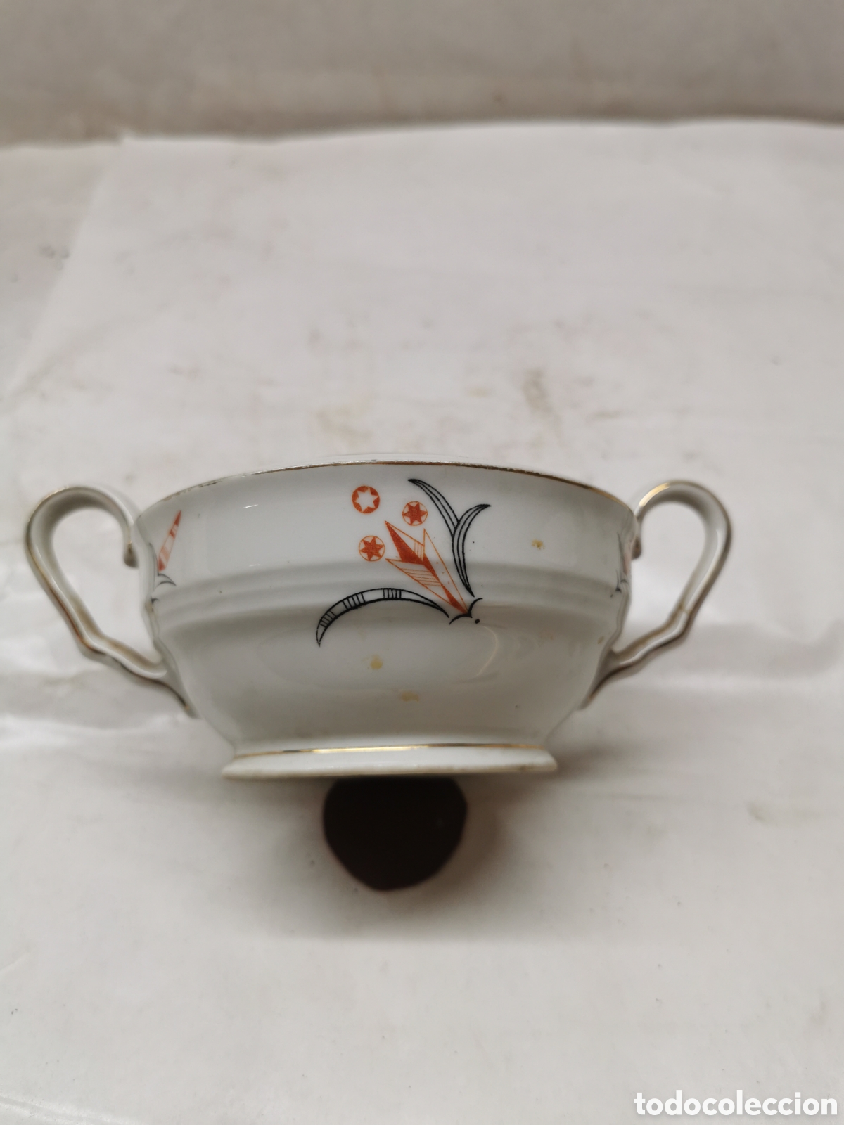 Antig&uuml;edades: Azucarero porcelana - Foto 3