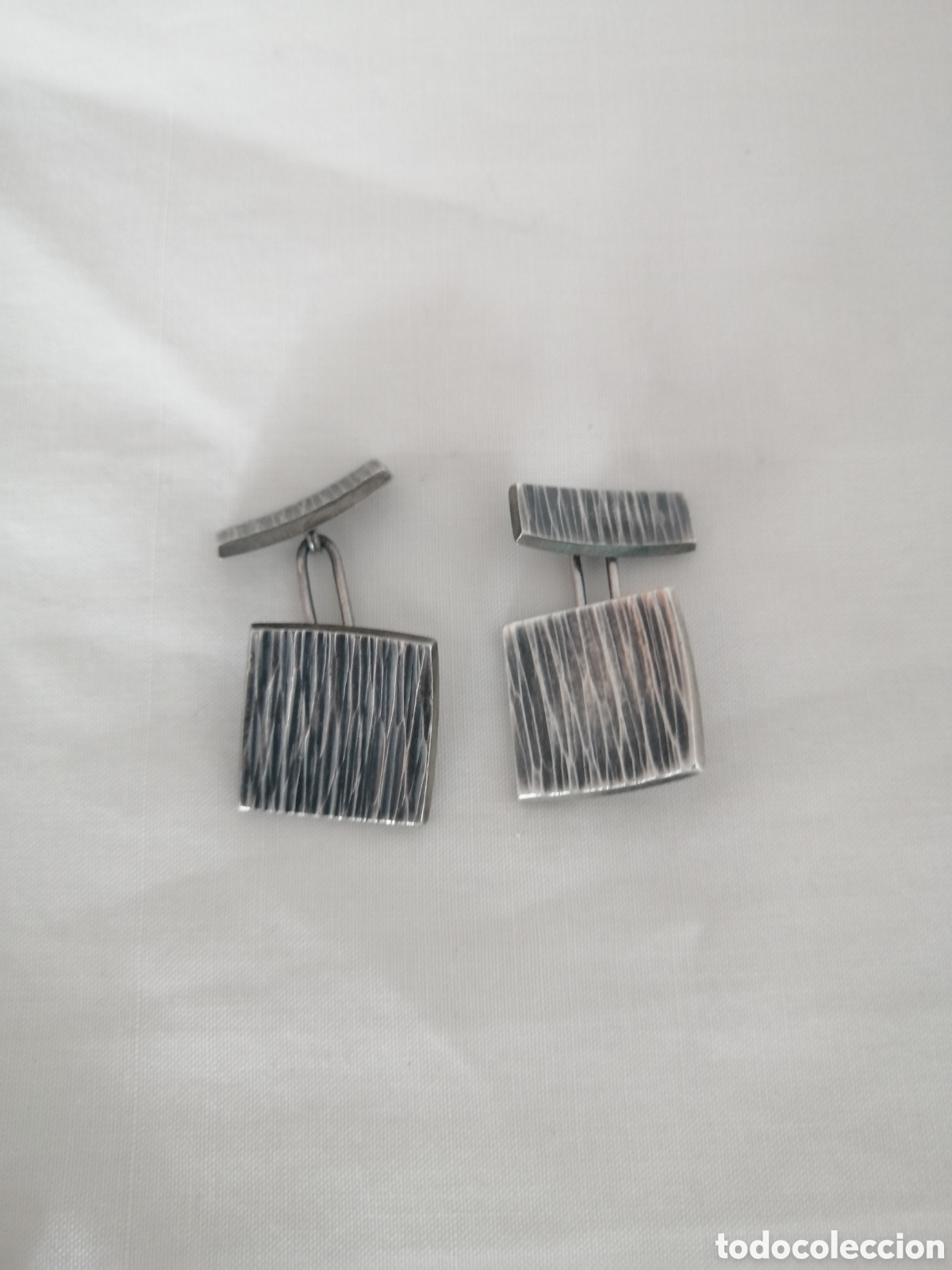 Antig&uuml;edades: Antiguos gemelos de plata - Foto 2