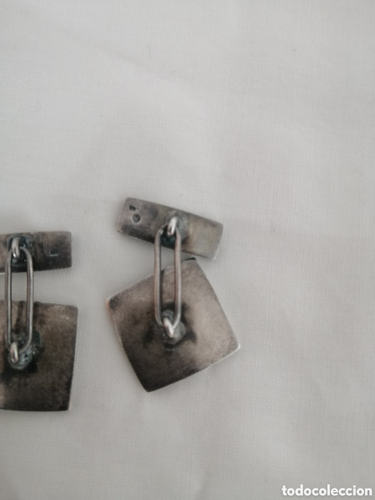 Antig&uuml;edades: Antiguos gemelos de plata - Foto 3