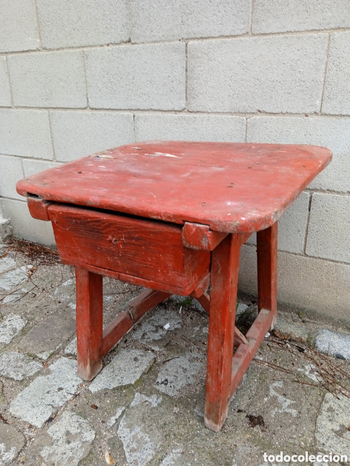 Antig&uuml;edades: ANTIGUA MESA AUXILIAR PARA RESTAURAR - Foto 2
