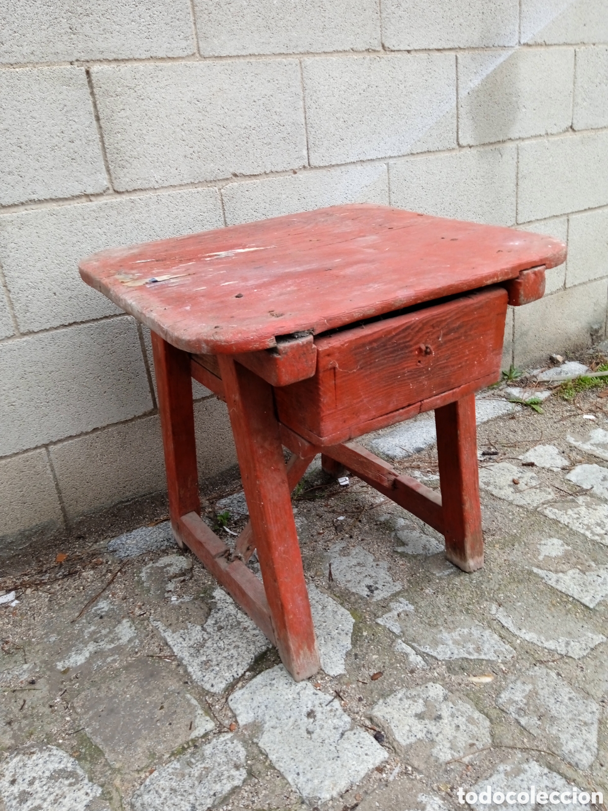 Antig&uuml;edades: ANTIGUA MESA AUXILIAR PARA RESTAURAR - Foto 1