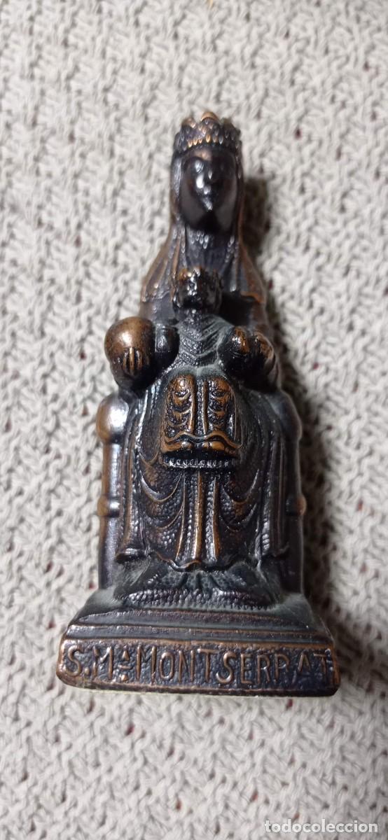 Antig&uuml;edades: Virgen de Monserrat 9 cm - Foto 1