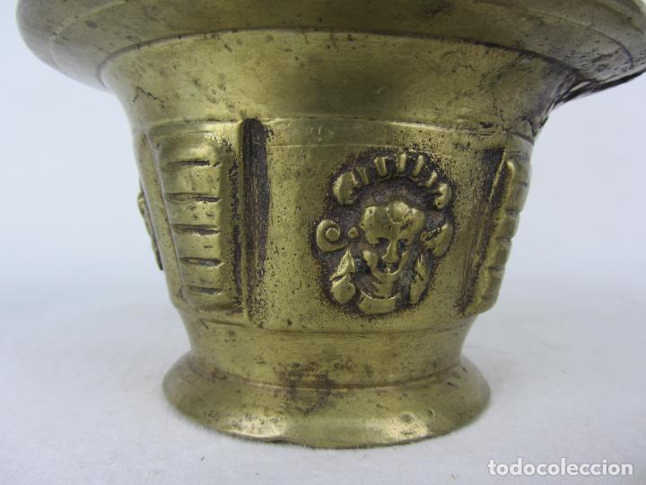 Antig&uuml;edades: Mortero/Almirez de bronce - s.XVIII - Foto 4