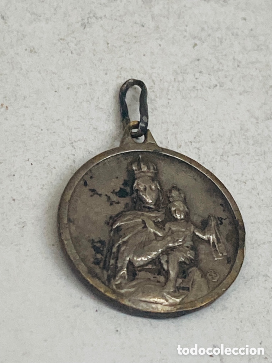 Antig&uuml;edades: Medalla de plata religiosa - Foto 2